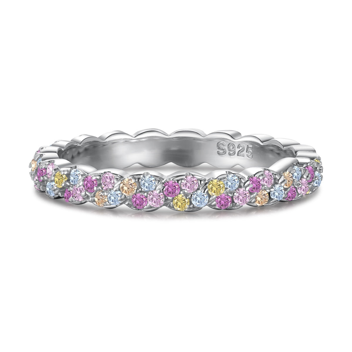 [⭐Corinne Jewelry]Dainty Ebullient Round Cut Daily Ring