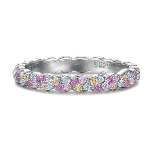 [⭐Corinne Jewelry]Dainty Ebullient Round Cut Daily Ring