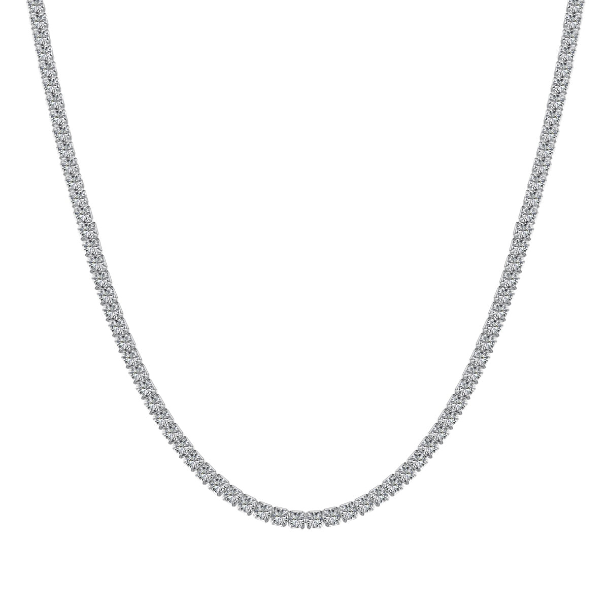 [⭐Corinne Jewelry]Delicate Round Shape Tennis Necklace