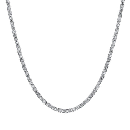 [⭐Corinne Jewelry]Delicate Round Shape Tennis Necklace