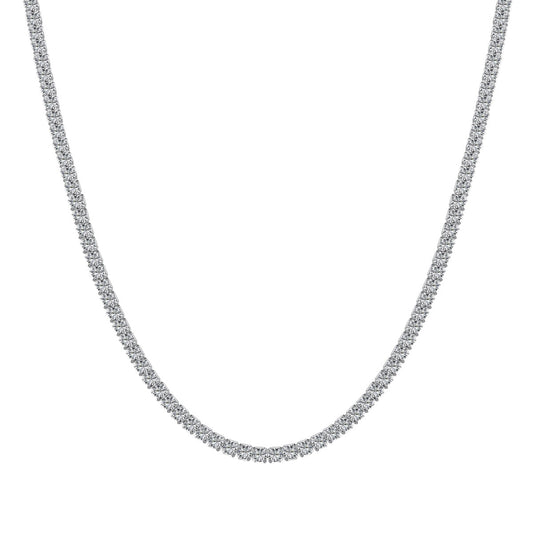 [⭐Corinne Jewelry]Delicate Round Shape Tennis Necklace