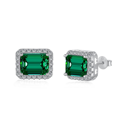 [⭐Corinne Jewelry]Luxurious Dainty Emerald Cut Banquet Earrings