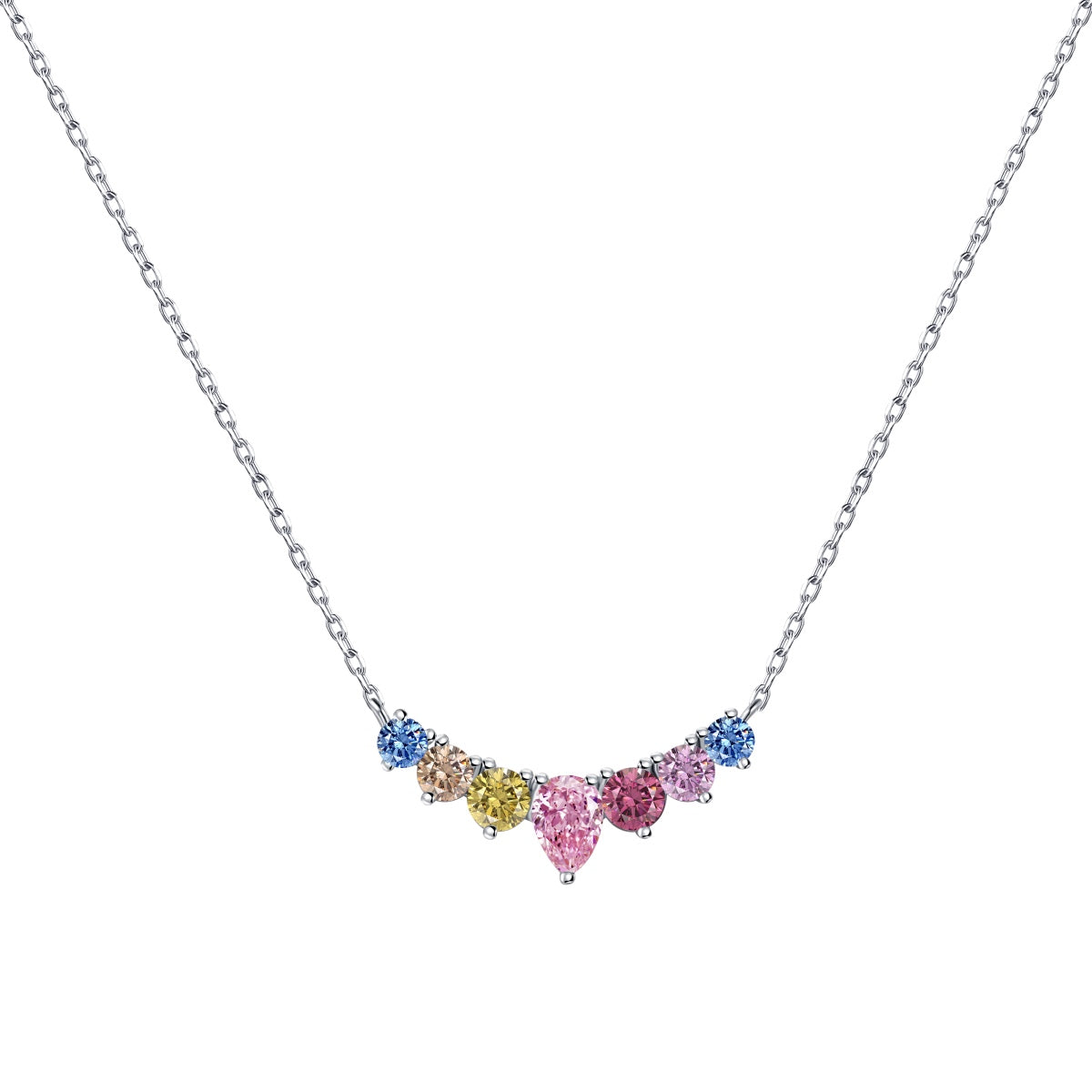 [⭐Corinne Jewelry]Dainty Colorful Heart Necklace