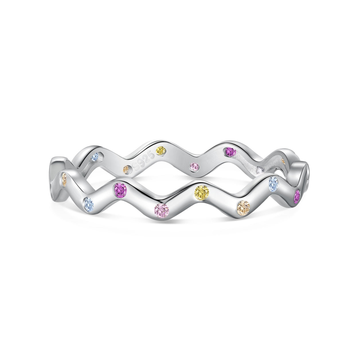 [⭐Corinne Jewelry]Ornate Vibrant Round Cut Daily Ring