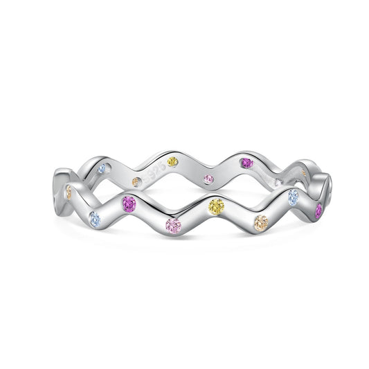 [⭐Corinne Jewelry]Ornate Vibrant Round Cut Daily Ring