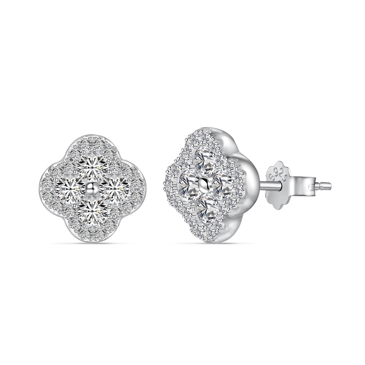 [⭐Corinne Jewelry]Four-Leaf Clover Flower Shaped Earrings