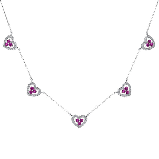 [⭐Corinne Jewelry]⭐Corinneling Five Heart Necklace