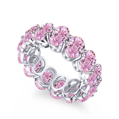 [⭐Corinne Jewelry]Dainty Elongated Cushion Cut Tennis Ring