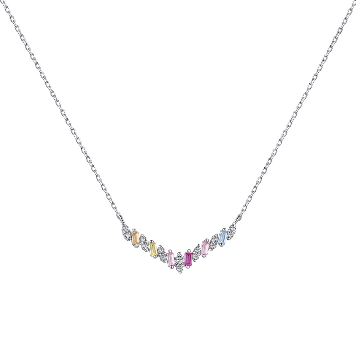[⭐Corinne Jewelry]Dazzling Rainbow Necklace