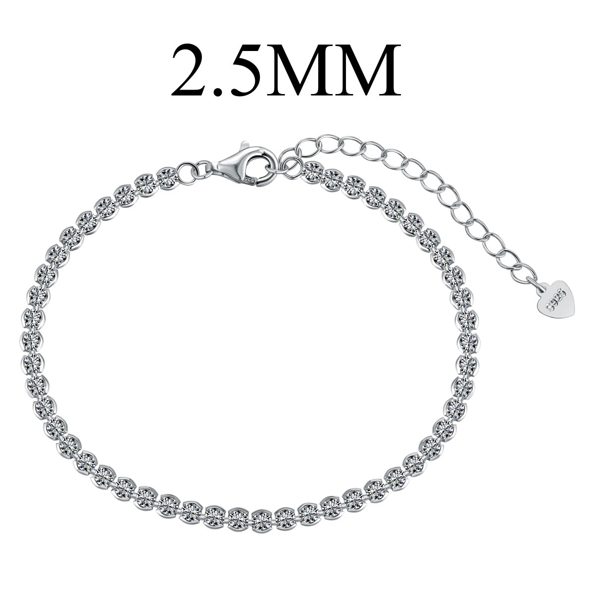 [⭐Corinne Jewelry]Dazzling ⭐Corinneling Round Cut Daily Bracelet