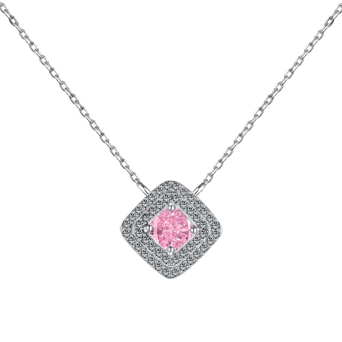 [⭐Corinne Jewelry]⭐Corinneling Asscher Cut Necklace