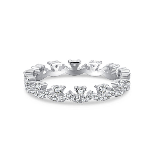 [⭐Corinne Jewelry]Elegant Resplendent Round Shape Party Ring