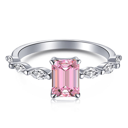 [⭐Corinne Jewelry]1.0 Carat Dainty Resplendent Radiant Cut Daily Ring
