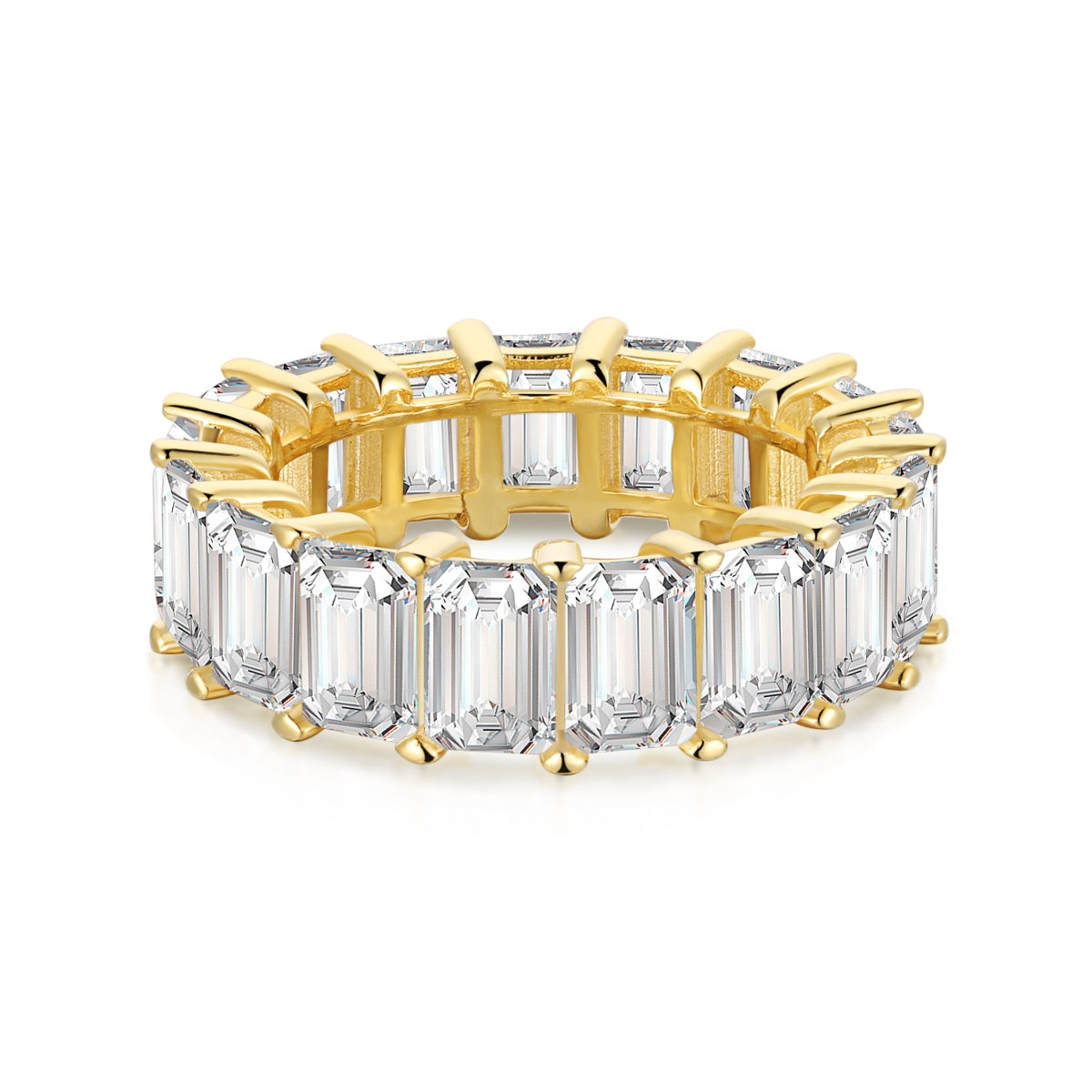 [⭐Corinne Jewelry]0.75 Carat Elegant Emerald Cut Tennis Ring