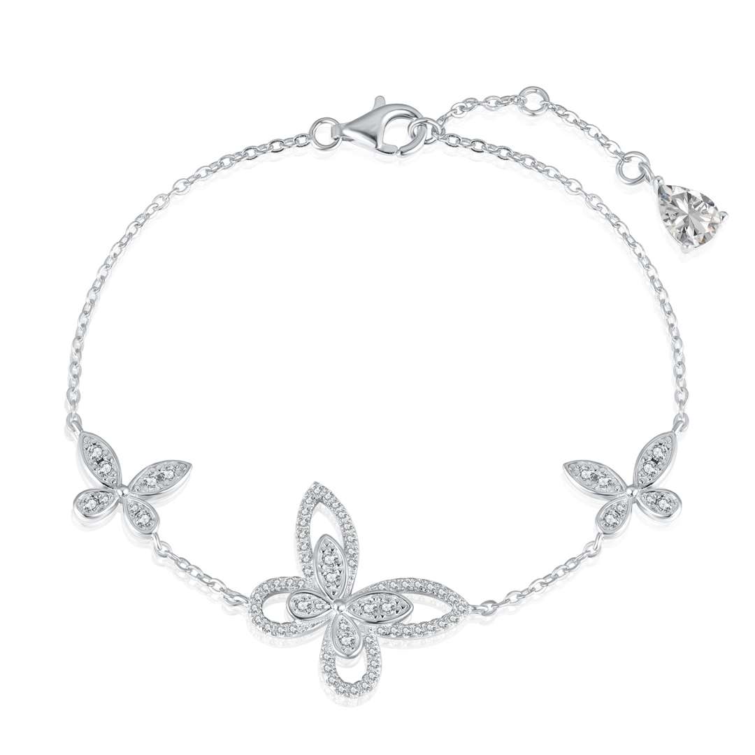 [⭐Corinne Jewelry]Delicate Butterfly Pendant Bracelet