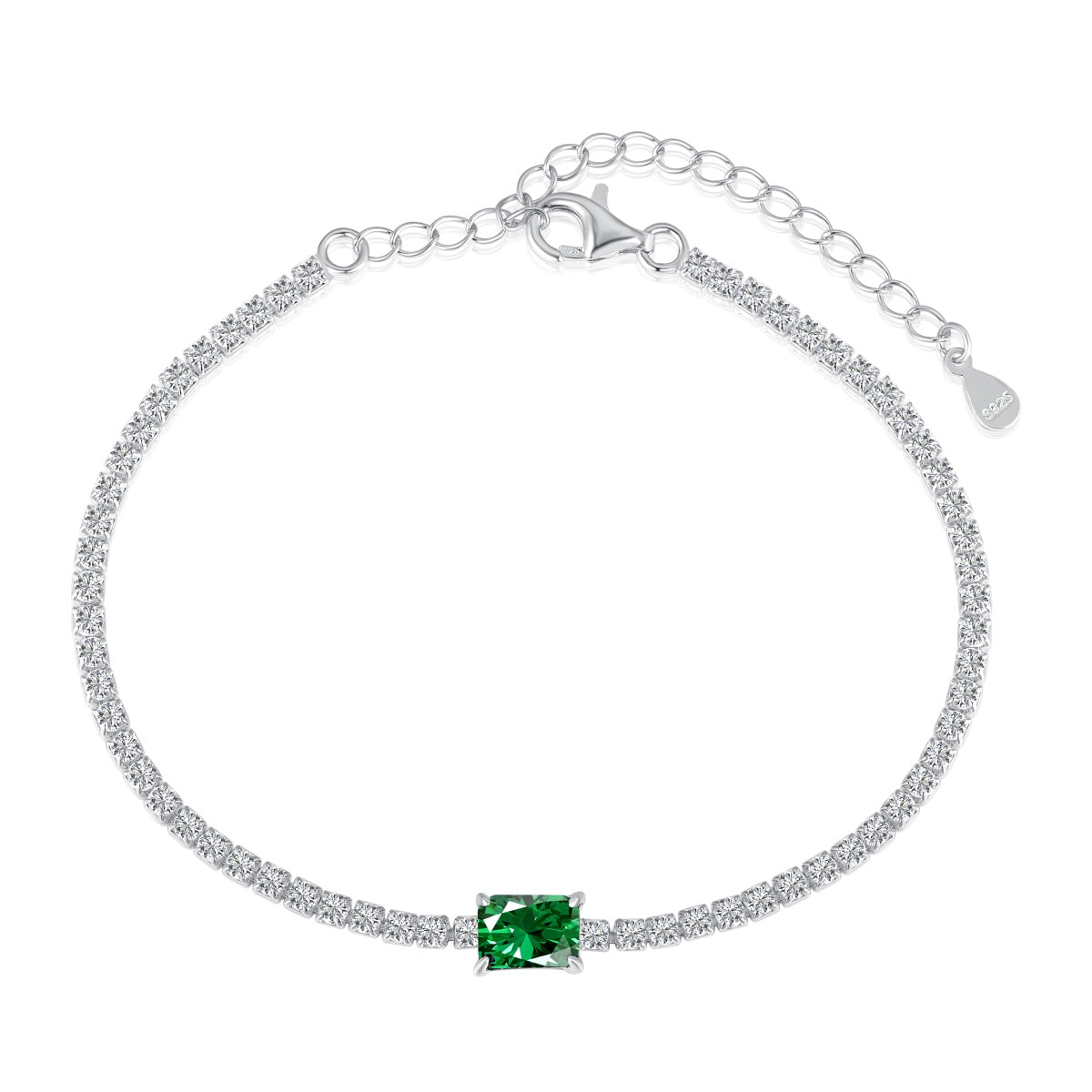 [⭐Corinne Jewelry]1.0 Carat Unique Emerald Cut Banquet Bracelet