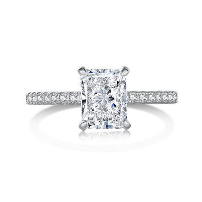 [⭐Corinne Jewelry]2.0 Carat Dazzling ⭐Corinneling Radiant Cut Party Ring