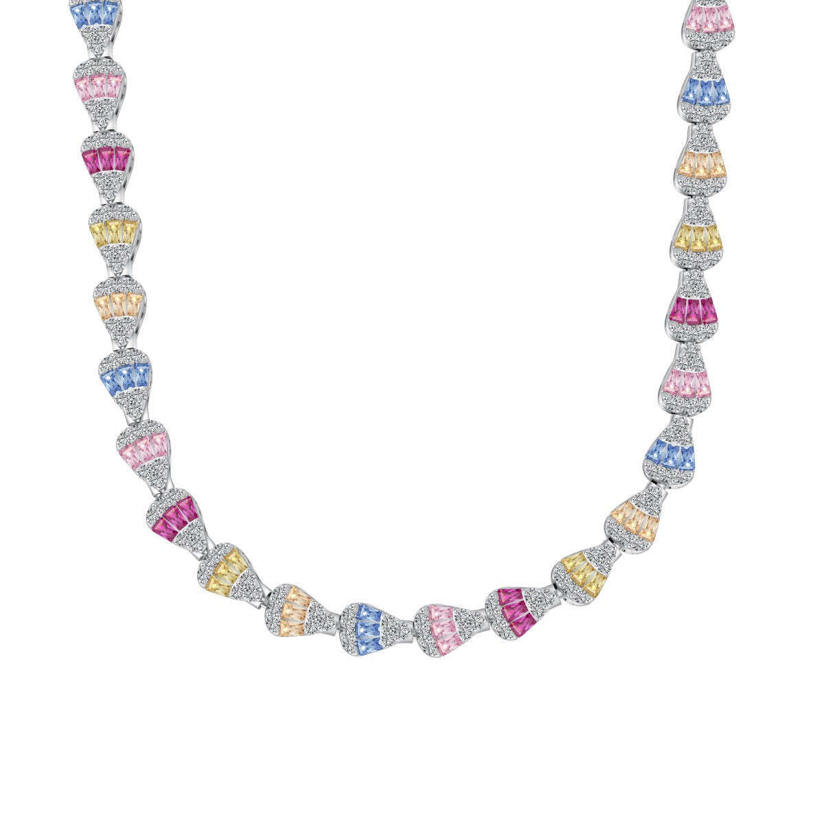 [⭐Corinne Jewelry]Radiant Colorful Rainbow Necklace