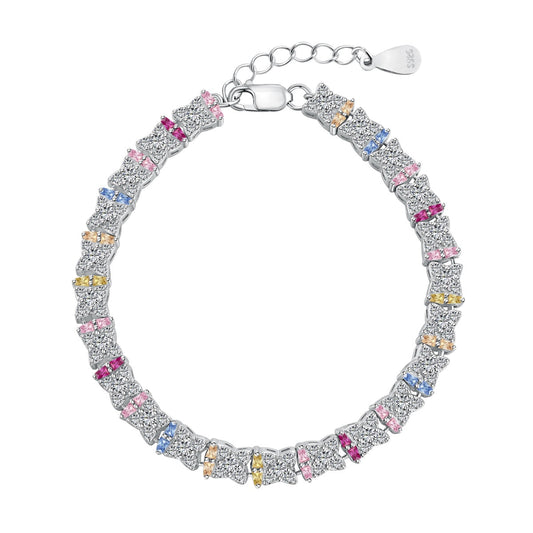 [⭐Corinne Jewelry]Unique Colorful Flower Shape Daily Bracelet