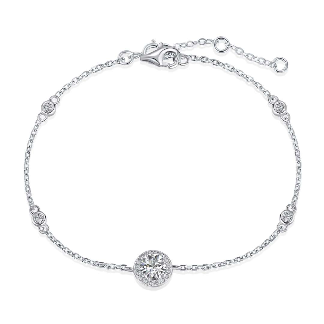 [⭐Corinne Jewelry]Dazzling Round Cut Shape Bracelet