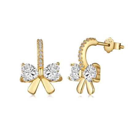 [⭐Corinne Jewelry]Exquisite Earrings With Heart-Shaped Bow Design