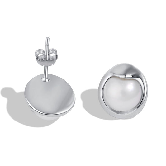 [⭐Corinne Jewelry]Dainty Bread Pearl Earrings