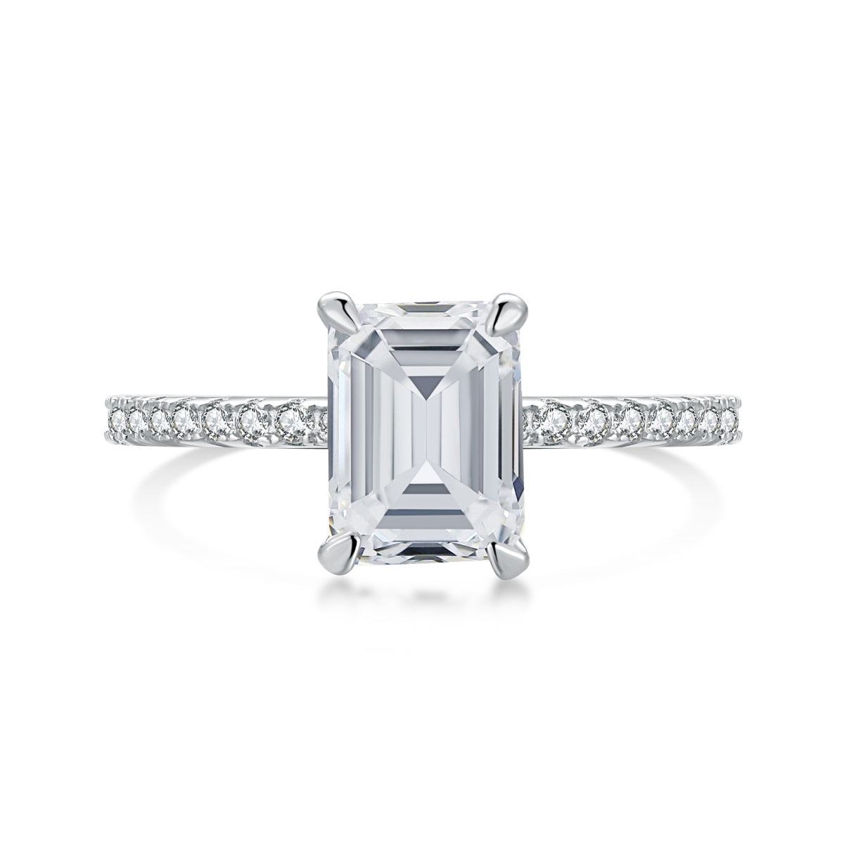 [⭐Corinne Jewelry]2.0 Carat Scintillating Ornate Radiant Cut Party Ring
