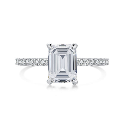 [⭐Corinne Jewelry]2.0 Carat Scintillating Ornate Radiant Cut Party Ring