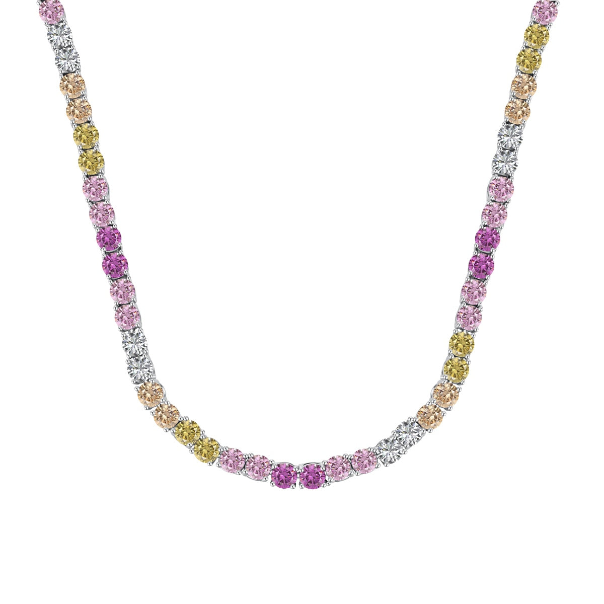 [⭐Corinne Jewelry]Delicate Colorful Tennis Necklace