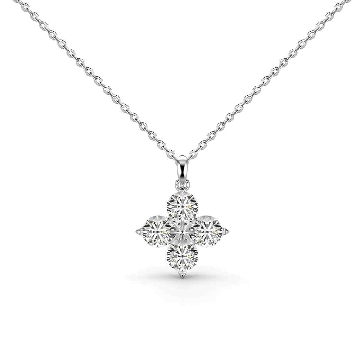 [⭐Corinne Jewelry]Four-Leaf Clover And Eight-Pointed Star Necklace