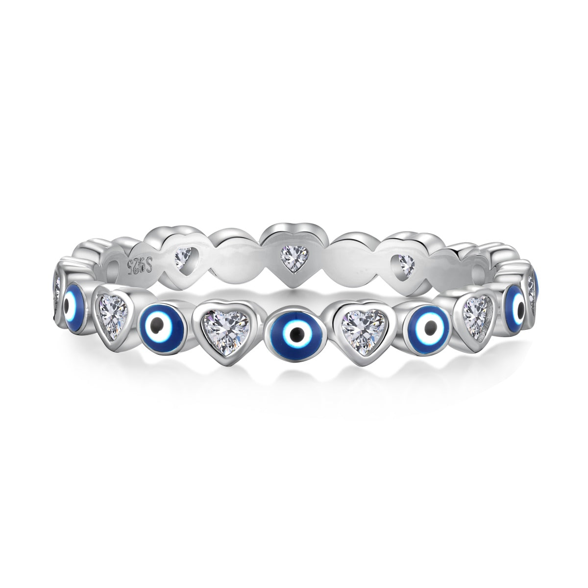 [⭐Corinne Jewelry]Radiant Colorful Round Shape Daily Ring