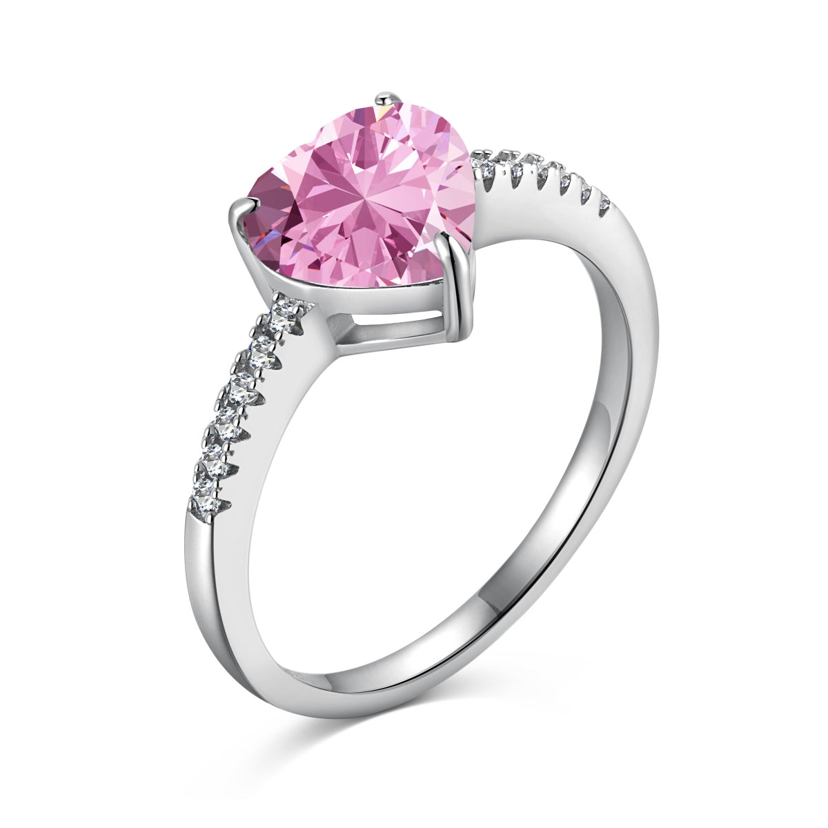 [⭐Corinne Jewelry]2.0 Carat Dazzling Lustrous Heart Cut Lover Ring