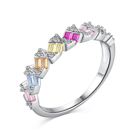 [⭐Corinne Jewelry]Delicate Vibrant Emerald Cut Daily Ring