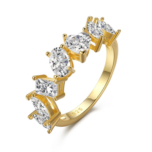 [⭐Corinne Jewelry]Delicate Multi Cut Ring