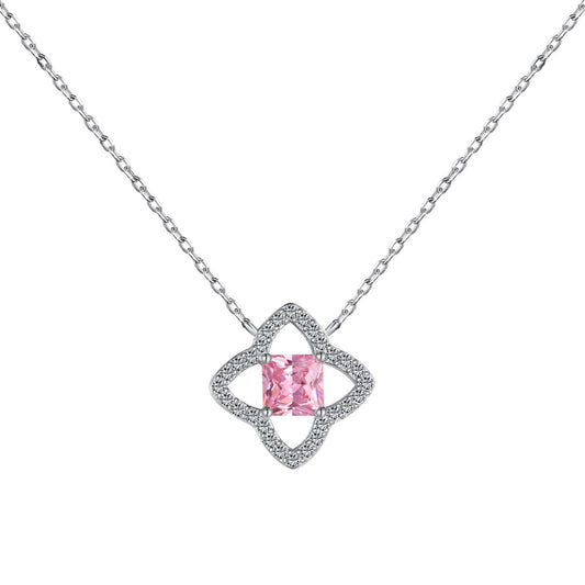 [⭐Corinne Jewelry]Exquisite Flower Shape Princess Cut Necklace