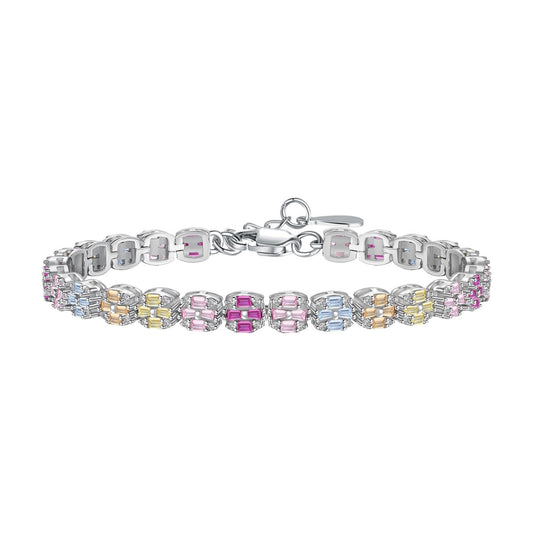 [⭐Corinne Jewelry]Delicate Colorful Emerald Cut Daily Bracelet