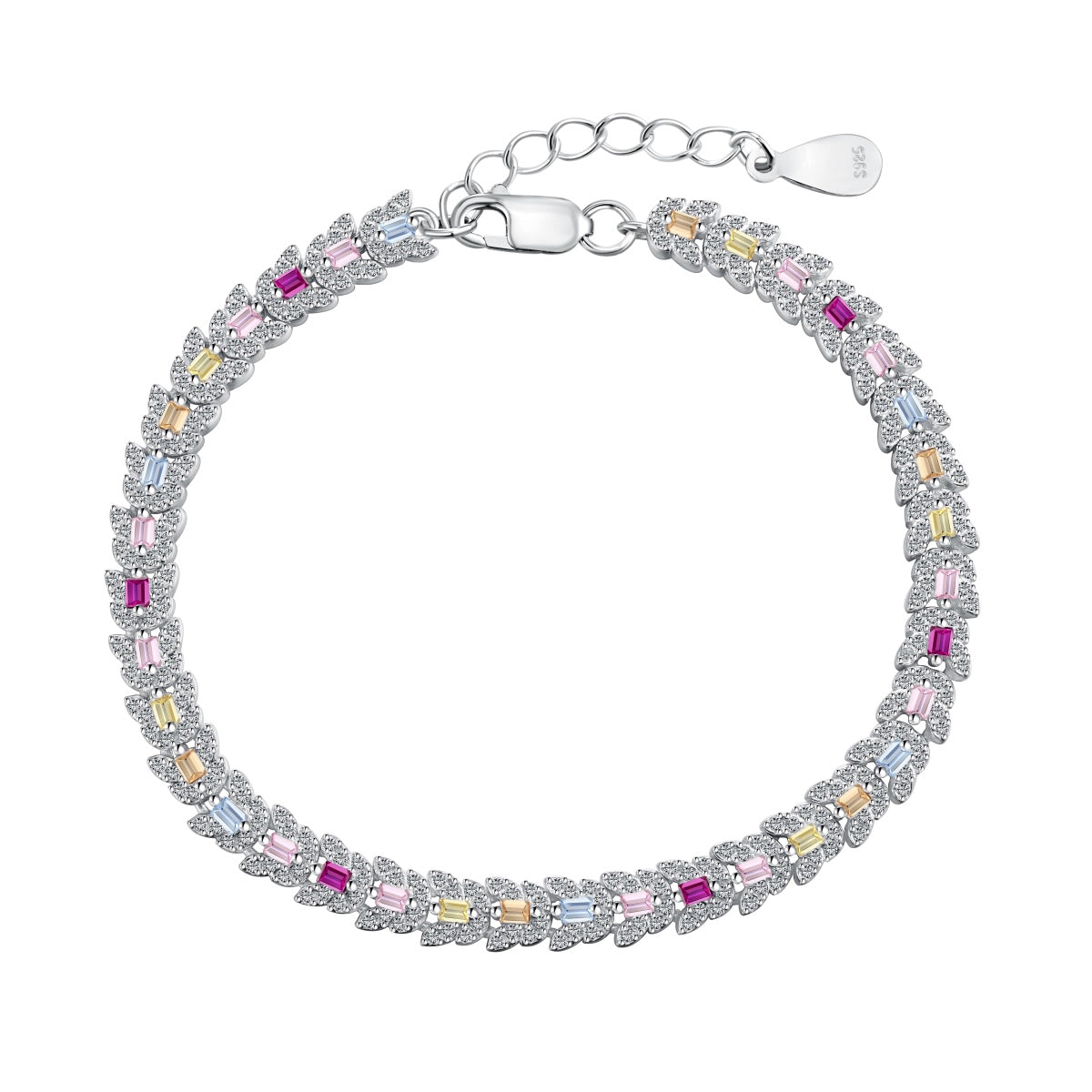 [⭐Corinne Jewelry]Delicate Colorful Multi Cut Daily Bracelet