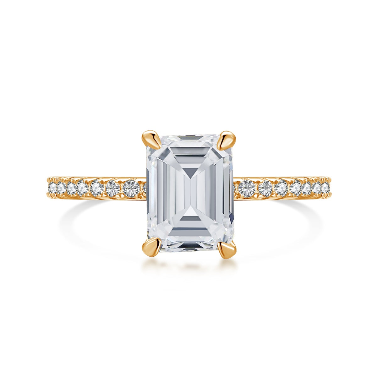 [⭐Corinne Jewelry]2.0 Carat Scintillating Ornate Radiant Cut Party Ring