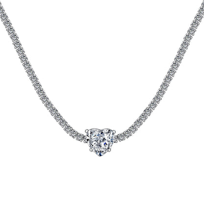 [⭐Corinne Jewelry]2.0 Carat ⭐Corinneling Tennis Heart Cut Necklace