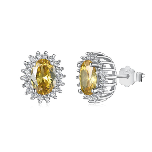 [⭐Corinne Jewelry]Delicate Radiant Oval Cut Daily Earrings