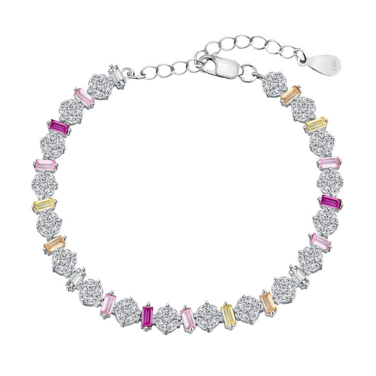 [⭐Corinne Jewelry]Radiant Colorful Round Shape Daily Bracelet