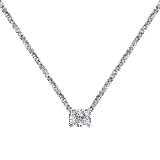 [⭐Corinne Jewelry]4.0 Carat Elegant Radiant Cut Necklace