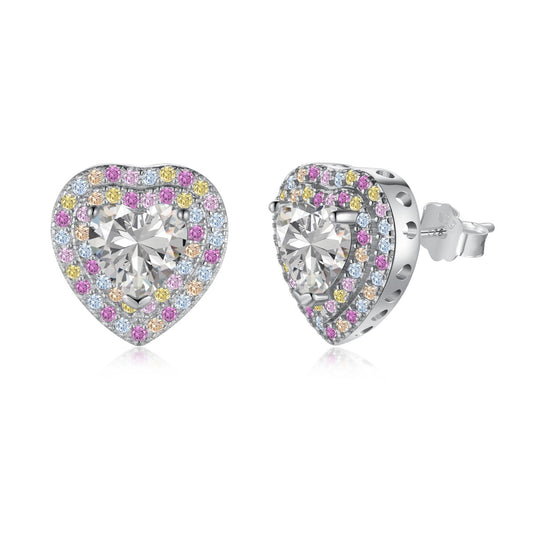 [⭐Corinne Jewelry]Dazzling Heart Shape Lover Earrings