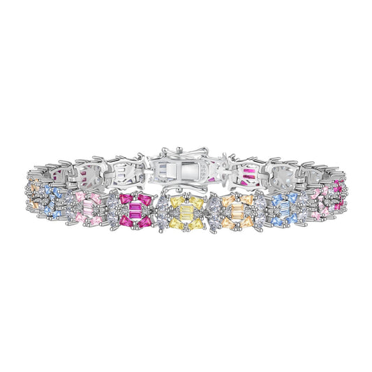 [⭐Corinne Jewelry]Delicate Colorful Multi Cut Party Bracelet