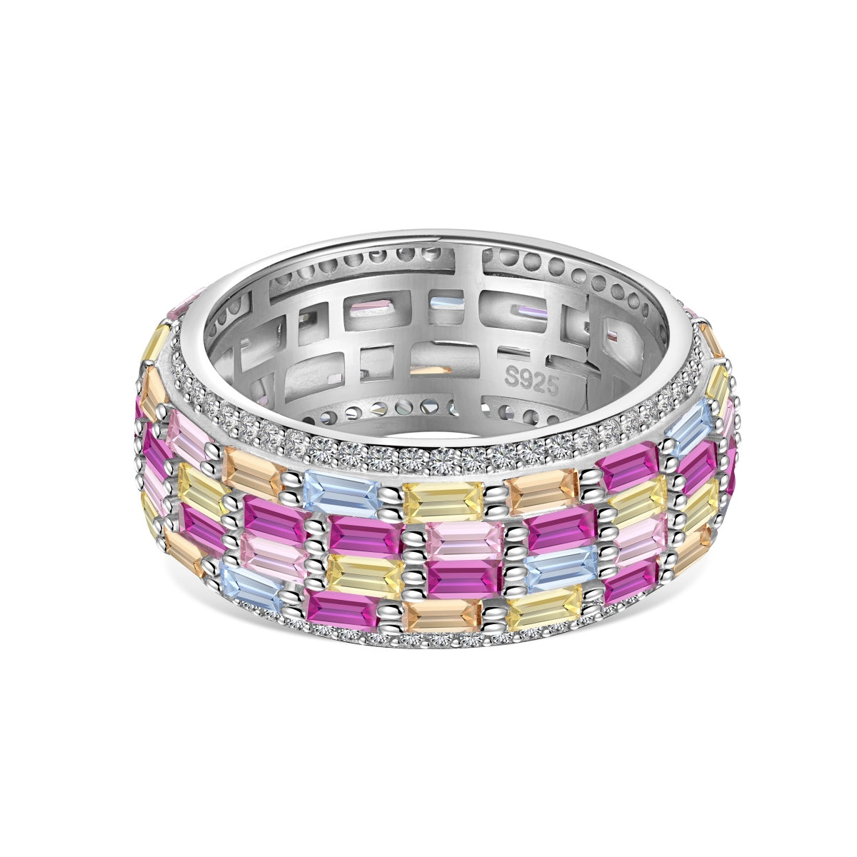 [⭐Corinne Jewelry]Radiant Colorful Radiant Cut Daily Ring