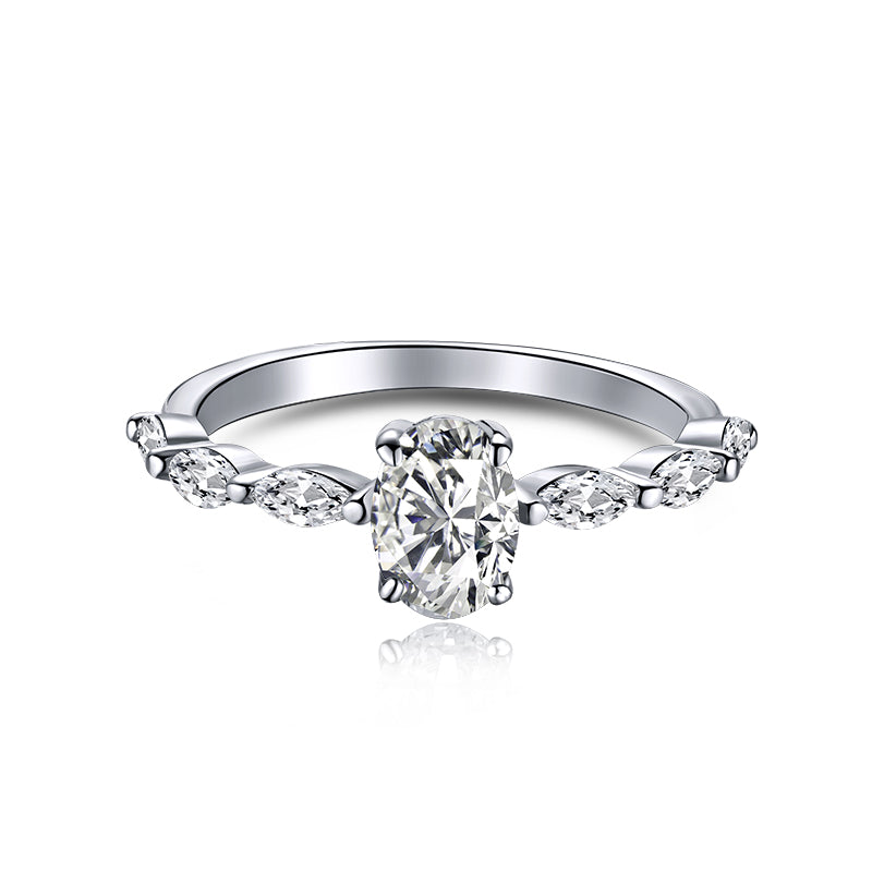 [⭐Corinne Jewelry]0.75 Carat Luxurious Vibrant Elongated Cushion Cut Daily Ring