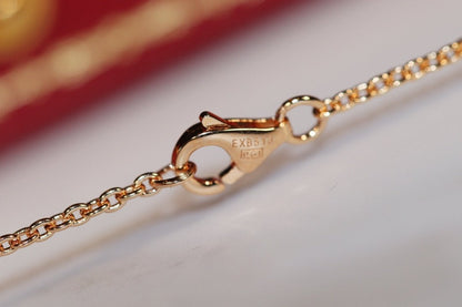 [⭐Corinne]LOVE NECKLACE PINK GOLD AND SILVER