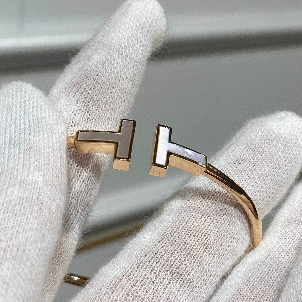 [Corinne]T BRACELET 1.8MM MOP PINK GOLD