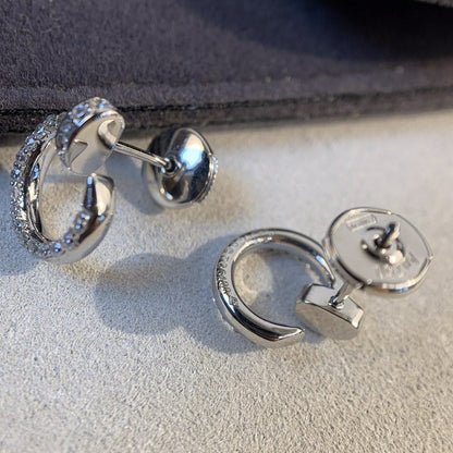 [⭐Corinne]JUSTE EARRINGS SILVER DIAMONDS