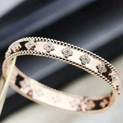 [⭐Corinne]CLOVER BRACELET 8MM DIAMONDS